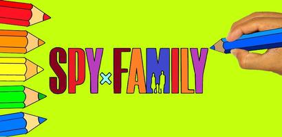 Libro colorear Spy x Family Poster