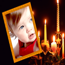 beautiful candle photo frame APK
