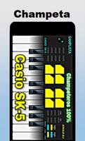 Piano Sk-5 Casio Android-poster