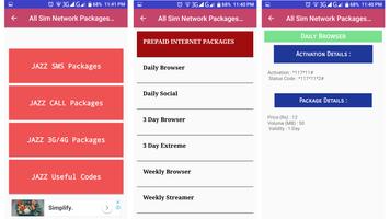 All Sim Network Packages 2019 screenshot 1