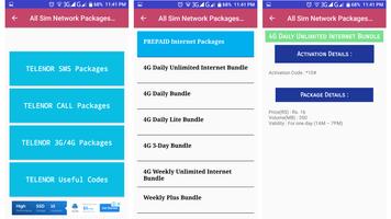 All Sim Network Packages 2019 screenshot 3