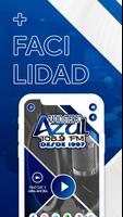 Radio Stereo Azul RSA الملصق