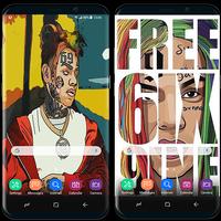 6ix9ine fondos de pantalla HD Tekashi 2019 Poster