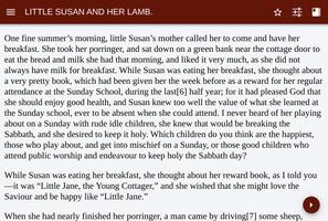 Little Susan and her lamb - Public Domain تصوير الشاشة 3