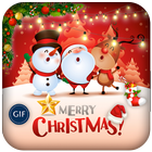 Christmas GIF -Whish You Merry Christmas icône