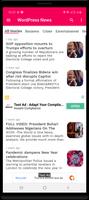 WordPress News capture d'écran 1