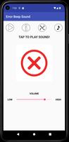 Error Beep Sound captura de pantalla 3