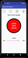 Game Over Sound capture d'écran 3