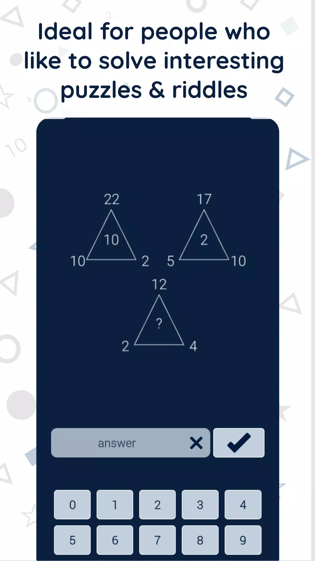 LogicMath - Math games IQ test and riddle games para Android - Download