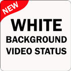 White Background Video Status आइकन