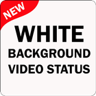 White Background Video Status icon