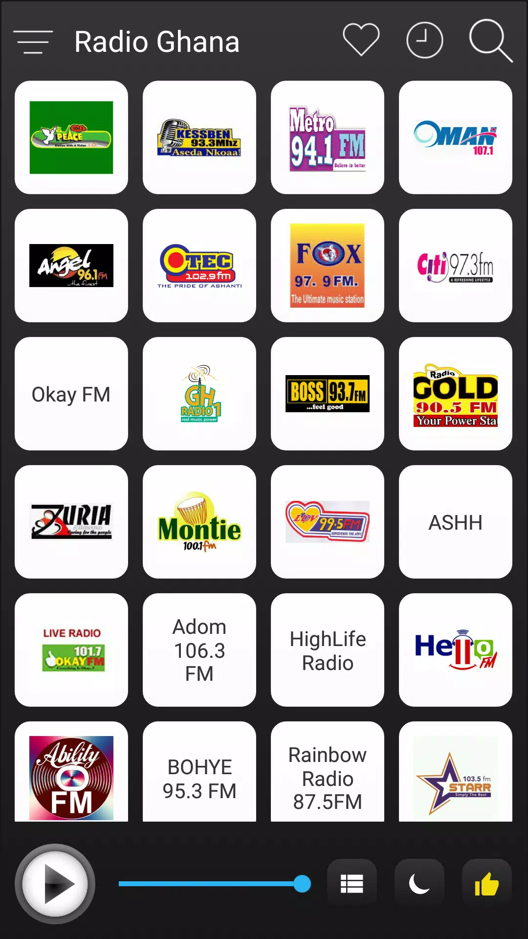 Ghana Radio Stations Online - Ghana FM AM Music for Android - APK Download