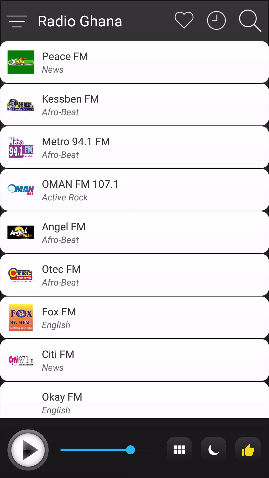 Ghana Radio Stations Online - Ghana FM AM Music APK for Android Download
