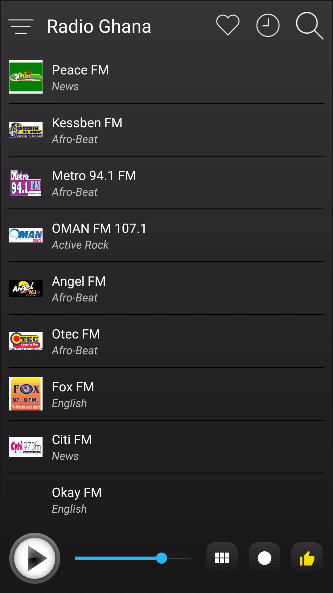 Descarga de APK de Ghana Radio Stations Online - Ghana FM AM Music para  Android