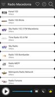 Macedonia Radio FM AM Music imagem de tela 2