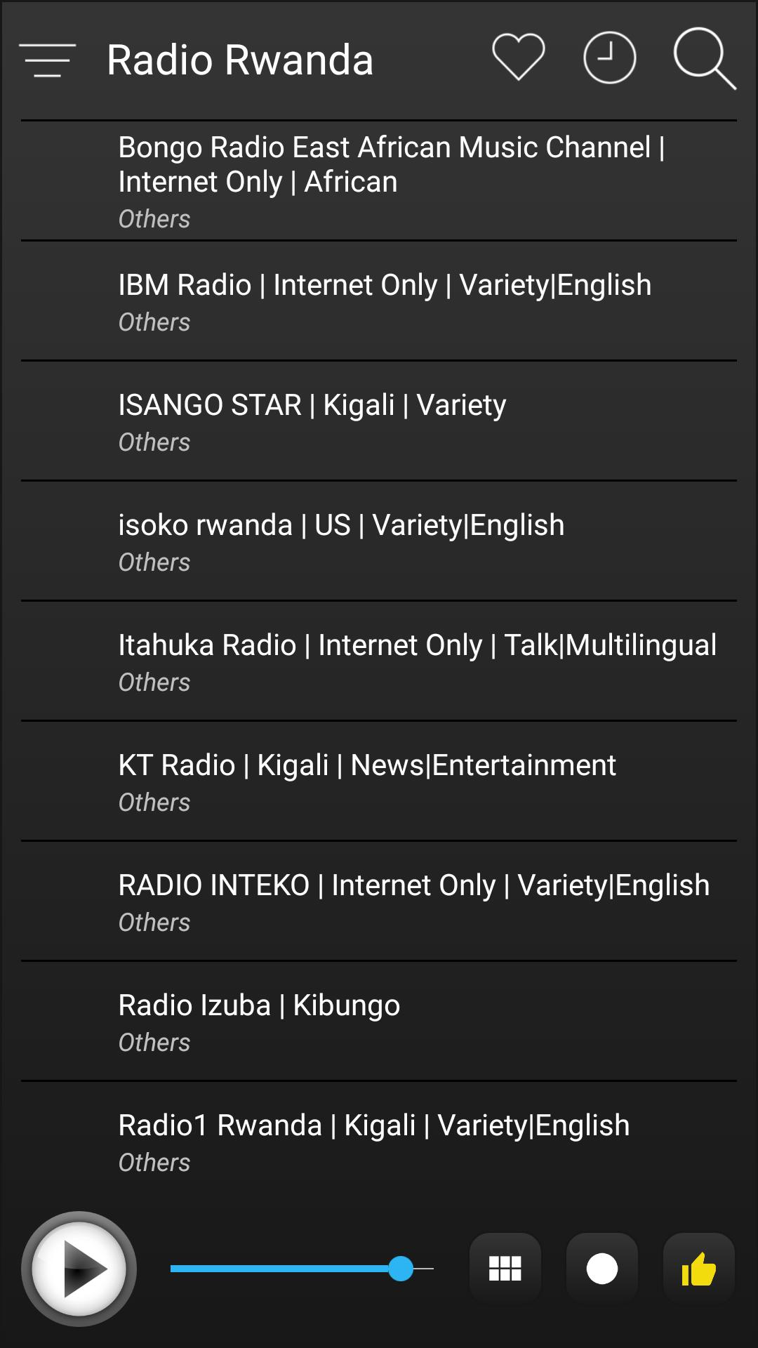 Rwanda Radio Stations Online - Rwanda FM AM Music pour Android -  Téléchargez l'APK