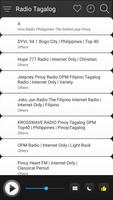 Tagalog Radio FM AM Music capture d'écran 2