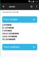 تعلم الفرنسية مع مُصرف جميع الأفعال بالنطق‎ اسکرین شاٹ 3