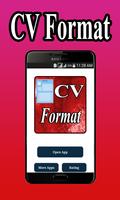 সিভি লেখার নিয়ম-CV Format Affiche