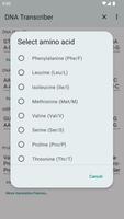 DNA-RNA-Protein Transcriber syot layar 1