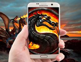 برنامه‌نما Fire Dragon Live Wallpaper عکس از صفحه