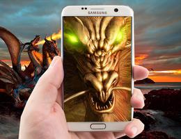 برنامه‌نما Fire Dragon Live Wallpaper عکس از صفحه