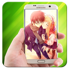 Romantic Anime Live Wallpaper icône