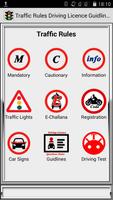 Traffic Rules & Driving Licens Plakat