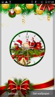 Santa  Claus Clock (HD Themes) capture d'écran 1