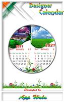 Designer Calendar 2021 New Yea plakat