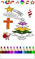 Merry Christmas Colouring poster