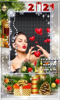 Happy New Year Photo Frames & 2021 Greetings Affiche
