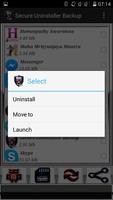 Secure uninstaller App Backup ภาพหน้าจอ 2