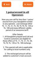 Minite offer banglalink-বাংলালিংক মিনিট প্যাক ảnh chụp màn hình 1