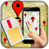 Mobile, SIM and Location Info icon