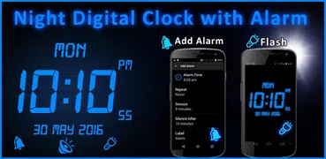 Night Digital Clock With Alarm