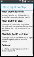 FlashLight on Clap capture d'écran 2