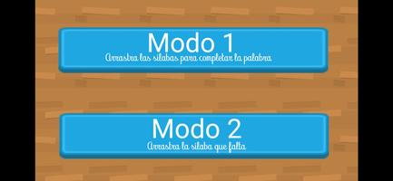 Aprende las sílabas jugando poster