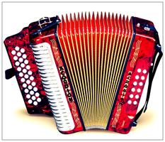 Learn how to play accordion online Affiche