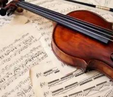 Aprenda violino em casa. Cartaz
