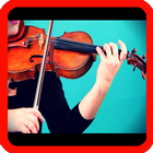 Learn to play violin tutorial আইকন