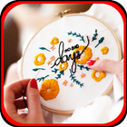 Course learn to embroider. Easy embroidery ไอคอน