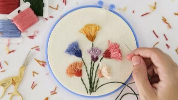 Course learn to embroider. Easy embroidery 截圖 1