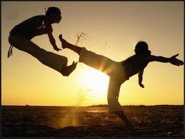 Aprende capoeira, entrenamiento de ejercicios Poster