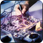 Learn free electronics. icon