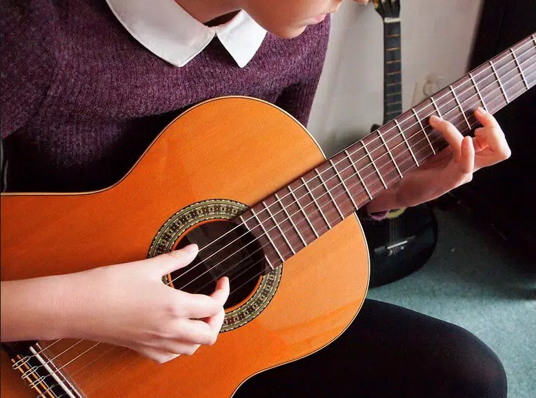 Descarga de APK de Aprender tocar guitarra online, guitarra clásica para  Android