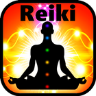 Learn Reiki Imposition of hands. Energy icon