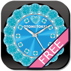 [FREE]CUTE QLOCK Blue Diamond ikon