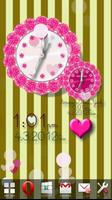 オトメ時計(ピンク)♥ギャラリープラグイン スクリーンショット 1
