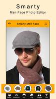 Smarty Man Face Maker : Man Mustache Photo Suit capture d'écran 3